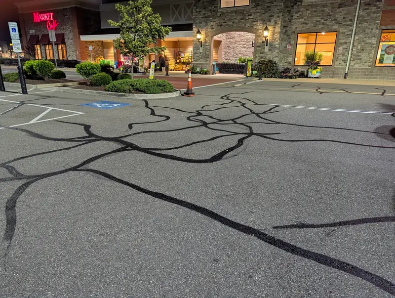 Cool parking lot, right?