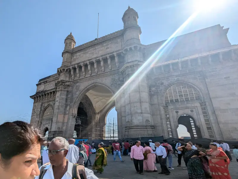 The lens flare was unintended